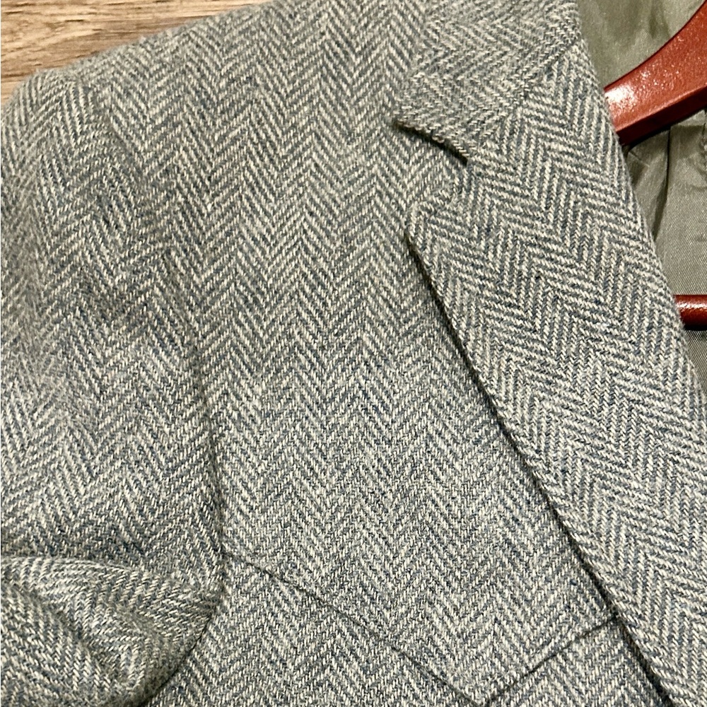 Vintage 1970-80 Grand Entry Western Cowboy Rodeo Tradition Herringbone Blazer 44 - Picture 16 of 16